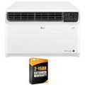 LG - 250 sq. ft. 6,000 BTU Dual Inverter Smart Window Air Conditioner -- White