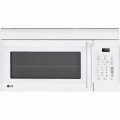 LG - 1.7 Cu. Ft. Over-the-Range Microwave - Smooth white