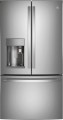 GE - Profile Series ENERGY STAR 27.7 Cu. Ft. Smart Fingerprint Resistant French-Door Refrigerator with Keurig® Brewing System - Stainless ste