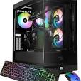 iBUYPOWER - Y40 Gaming Desktop PC - Intel Core i7 14700F - NVIDIA GeForce RTX 4070 12GB - 32GB DDR5 RAM - 2TB NVMe - Black