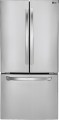 LG - 23.6 Cu. Ft. French Door Refrigerator - Stainless Steel
