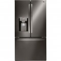 LG - 22.1 Cu. Ft. French Door Counter-Depth Refrigerator - PrintProof Black Stainless Steel