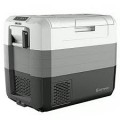 Costway - 70 Quart Portable Electric Car Cooler Refrigerator Compressor Freezer for RVs Camping - White/Gray/Black