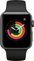 Apple - Apple Watch Series 3 (GPS), 42mm Space Gray Aluminum Case with Black Sport Band - Space Gray Aluminum-5706654