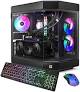iBUYPOWER - Y60 Gaming Desktop PC - Intel Core i9 13900KF- NVIDIA GeForce RTX 4070 12GB- 32GB DDR5 RGB RAM - 1TB NVMe - Black