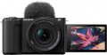 Sony - Alpha ZVE10 II: APS-C Content Creators’ Camera Kit - Black