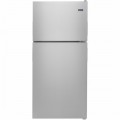 Maytag - 20.5 Cu. Ft. Top-Freezer Refrigerator - Monochromatic stainless steel