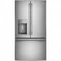 GE - 27.8 Cu. Ft. French Door Refrigerator - Stainless steel-5009844