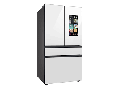 Samsung - Bespoke 29 cu. ft. 4-Door French Door Refrigerator with AI Family Hub™+ & AI Vision Inside™ - White Glass