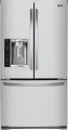 LG - 24.1 Cu. Ft. French Door Refrigerator with Thru-the-Door Ice and Water - Stainless Steel