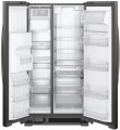 Whirlpool - 21.4 Cu. Ft. Side-by-Side Refrigerator - Black stainless steel