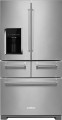 KitchenAid - 25.8 Cu. Ft. 5-Door French Door Refrigerator - Stainless steel-6472157