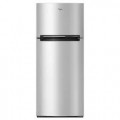 Whirlpool - 17.7 Cu. Ft. Top-Freezer Refrigerator - Monochromatic Stainless Steel-6580861