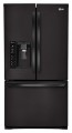 LG - 28.8 Cu. Ft. French Door Refrigerator with Thru-the-Door Ice and Water - Black