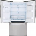 LG - 27.8 4-Door French Door Smart Wi-Fi Enabled Refrigerator - Stainless steel