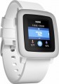 Pebble - Time Smartwatch 38mm Polycarbonate - White Silicone