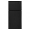 Whirlpool - 18.2 Cu. Ft. Top-Freezer Refrigerator - Black-6580870