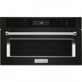 KitchenAid - 1.4 Cu. Ft. Built-In Microwave - Black stainless steel