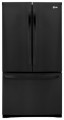 LG - 27.7 Cu. Ft. French Door Refrigerator - Black