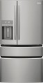Frigidaire - 21.5 Cu. Ft. Counter-Depth 4-Door French Door Refrigerator - Stainless steel