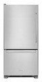 KitchenAid - 18.7 Cu. Ft. Bottom-Freezer Refrigerator - Stainless Steel- KRBL109ESS- 7405039
