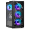 YEYIAN - Gaming PC TANTO Intel Core i5 14400F NVIDIA GeForce RTX 5060TI 32GB DDR5 1TB SSD Windows 11 Home - Black
