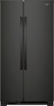 Whirlpool - 21.7 Cu. Ft. Side-by-Side Refrigerator - Black