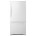 Whirlpool - 18.7 Cu. Ft. Bottom-Freezer Refrigerator with Spillguard Glass Shelves - White