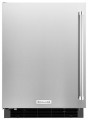 KitchenAid - 4.9 Cu. Ft. Compact Refrigerator - Black/Stainless Steel