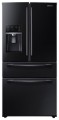 Samsung - 24.7 Cu. Ft. 4-Door French Door Refrigerator with Thru-the-Door Ice and Water - Black