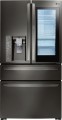 LG - InstaView™ Door-in-Door® 29.7 Cu. Ft. 4-Door French Door Refrigerator - Black stainless steel