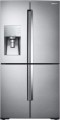 Samsung - ShowCase 27.8 Cu. Ft. 4-Door Flex French Door Refrigerator - Stainless Steel