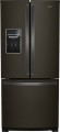 Whirlpool - 19.7 Cu. Ft. French Door Refrigerator - Black stainless steel