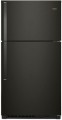 Whirlpool - 21.3 Cu. Ft. Top-Freezer Refrigerator - Black stainless steel