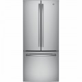GE - 20.8 Cu. Ft. French Door Refrigerator - Stainless Steel
