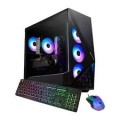 iBUYPOWER - Slate Gaming Desktop PC - AMD Ryzen 7 8700F, AMD Radeon RX 9060XT 8GB, 32GB DDR5 RGB,2TB NVMe SSD - Black