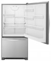 Whirlpool - 21.9 Cu. Ft. Bottom-Freezer Refrigerator - Stainless steel