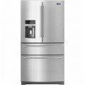 Maytag - 26.2 Cu. Ft. 4-Door French Door Refrigerator - Stainless steel