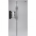 LG - 21.9 Cu. Ft. Side-by-Side Counter-Depth Refrigerator - Stainless steel-LSXC22326S-5584911