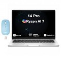 Dell - Upgraded - Pro 14 Laptop 14.0 WUXGA Display (Ryzen AI 7 350, 16GB, 1TB SSD, Win 11 Pro) w/Dockztorm Wireless Mouse - Platinum Silver