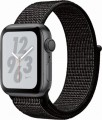 Apple - Apple Watch Nike+ Series 4 (GPS), 40mm Space Gray Aluminum Case with Black Nike Sport Loop - Space Gray Aluminum