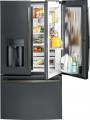 GE - 27.8 Cu. Ft. French Door in Door Refrigerator - Black Slate-6145335