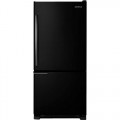 Amana - 18.7 Cu. Ft. Bottom-Freezer Refrigerator - Black
