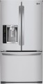 LG - 24.7 Cu. Ft. French Door Refrigerator with Thru-the-Door Ice and Water - Stainless Steel