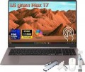 LG - gram Max Laptop 17.0 WQXGA Display (Ultra 7 355, 16GB, 512GB SSD, Win 11 Home) w/Dockztorm Wireless Mouse - Matte Bronze
