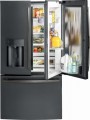 GE - 27.8 Cu. Ft. French Door in Door Refrigerator - Black Slate