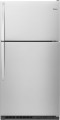 Whirlpool - 20.5 Cu. Ft. Top-Freezer Refrigerator - Monochromatic Stainless Steel