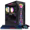 STGAubron - Prebuilt Gaming PC, Radeon RX 580 8G GDDR5, AMD Athlon 3000G 3.5Ghz, 16G DDR4 RAM, 512G SSD, Windows 11 Home - Black