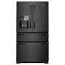 Whirlpool - 24.5 Cu. Ft. French Door Refrigerator with Two-Tier Freezer Storage - Black