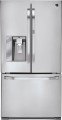 LG - Studio 24 Cu. Ft. Door-in-Door Counter-Depth French Door Refrigerator - Stainless steel